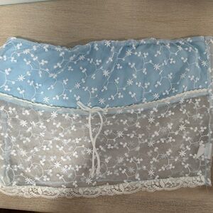 CUTE BLUE TUBE TOP NEVER WORN